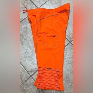 Nike Sphere Dry Crop Pant Orange Breathable Netting